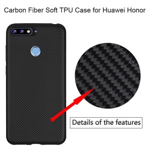 قاب محافظ ژله ای Haimen Carbon Fiber Case For Huawei Y6 Prime 2018