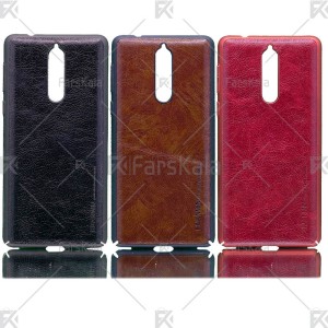قاب محافظ چرمی نوکیا Huanmin Leather protective frame Nokia 8