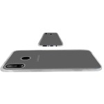 محافظ شیشه ای - ژله ای Transparent Cover For Samsung Galaxy A30