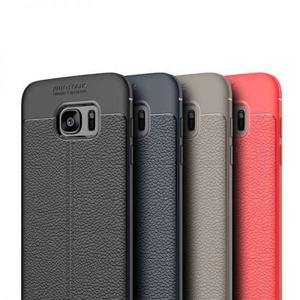 قاب ژله ای طرح چرم سامسونگ Auto Focus Jelly Case Samsung Galaxy Note 5