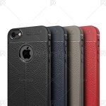 قاب محافظ ژله ای طرح چرم Auto Focus Jelly Case Apple iphone 4 & 4S