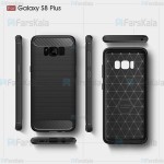 قاب محافظ ژله ای سامسونگ Fiber Carbon Rugged Armor Case For Samsung Galaxy S8 Plus