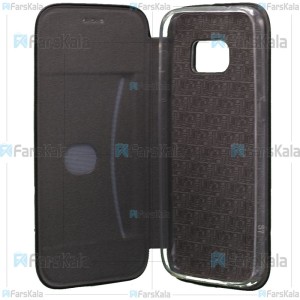 کیف محافظ چرمی سامسونگ Leather Standing Magnetic Cover For Samsung Galaxy S7