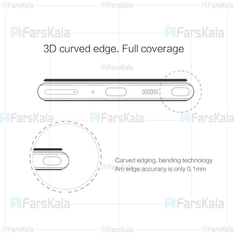 محافظ صفحه نمایش شیشه ای نیلکین سامسونگ Nillkin CP+ Max Glass Screen Protector For Samsung Galaxy Note 10