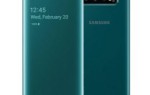 کیف هوشمند اصلی سامسونگ Clear View Cover For Samsung Galaxy S10 Plus
