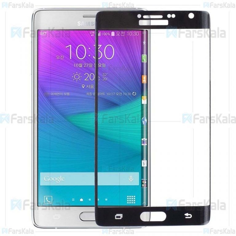 محافظ صفحه نمایش با پوشش کامل Full Glass Screen Protector For Samsung Galaxy Note Edge
