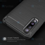قاب محافظ ژله ای شیائومی Fiber Carbon Rugged Armor Case For Xiaomi Mi CC9