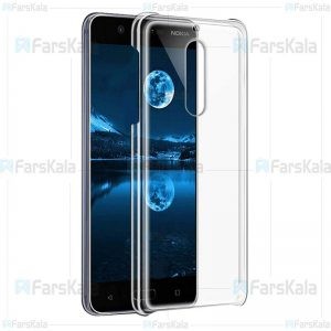 قاب محافظ شیشه ای نوکیا Clear Crystal Cover For Nokia 5