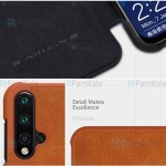 کیف محافظ چرمی نیلکین هواوی Nillkin Qin Case For Huawei Nova 5 / Nova 5 Pro