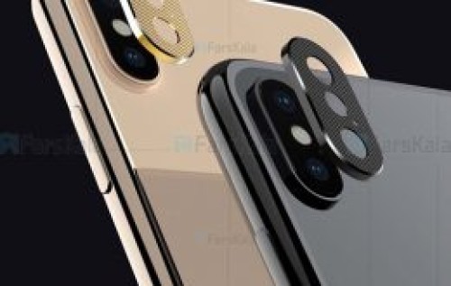 محافظ لنز فلزی دوربین موبایل اپل Alloy Lens Cap Protector For Apple iPhone X / XS