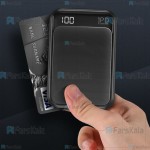 پاوربانک فست شارژ 10000 راک ROCK Mini Power Bank USB C PD QC3.0 10000mAh18 Watt Quick Charge Fast Charging