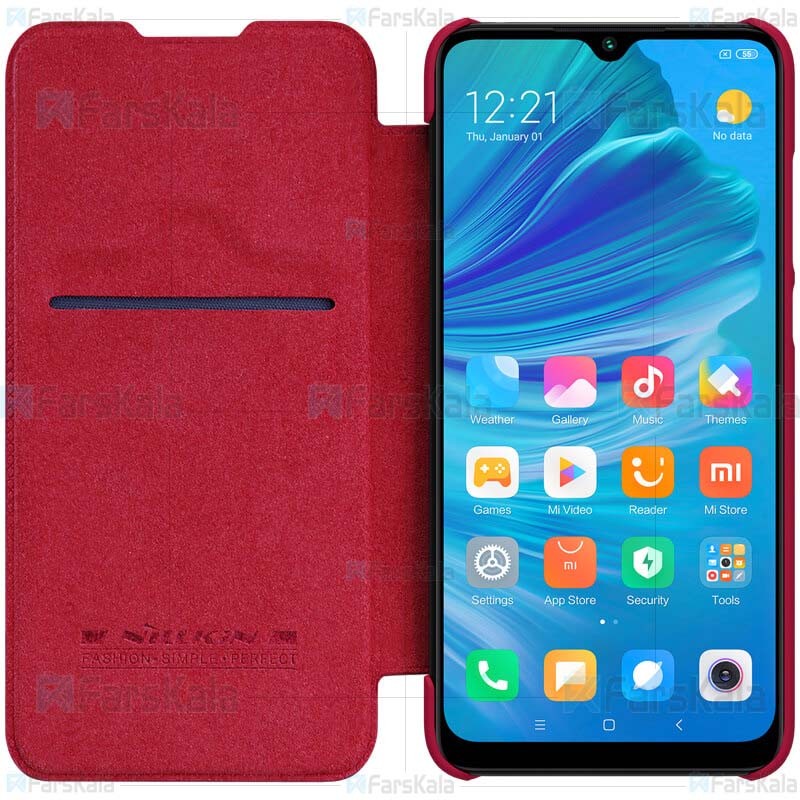 کیف محافظ چرمی نیلکین شیائومی Nillkin Qin Case For Xiaomi Mi CC9e / Mi A3
