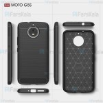 قاب محافظ ژله ای موتورولا Fiber Carbon Rugged Armor Case For Motorola Moto G5S