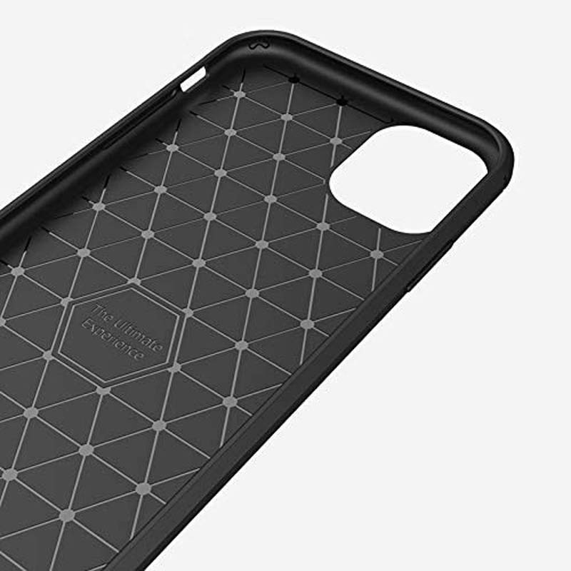 قاب محافظ ژله ای اپل Fiber Carbon Rugged Armor Case For Apple iPhone 11