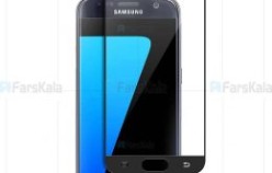 محافظ صفحه نمایش تمام چسب با پوشش کامل سامسونگ Full Glass Screen Protector For Samsung Galaxy S7