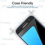 محافظ صفحه نمایش تمام چسب با پوشش کامل سامسونگ Full Glass Screen Protector For Samsung Galaxy S7