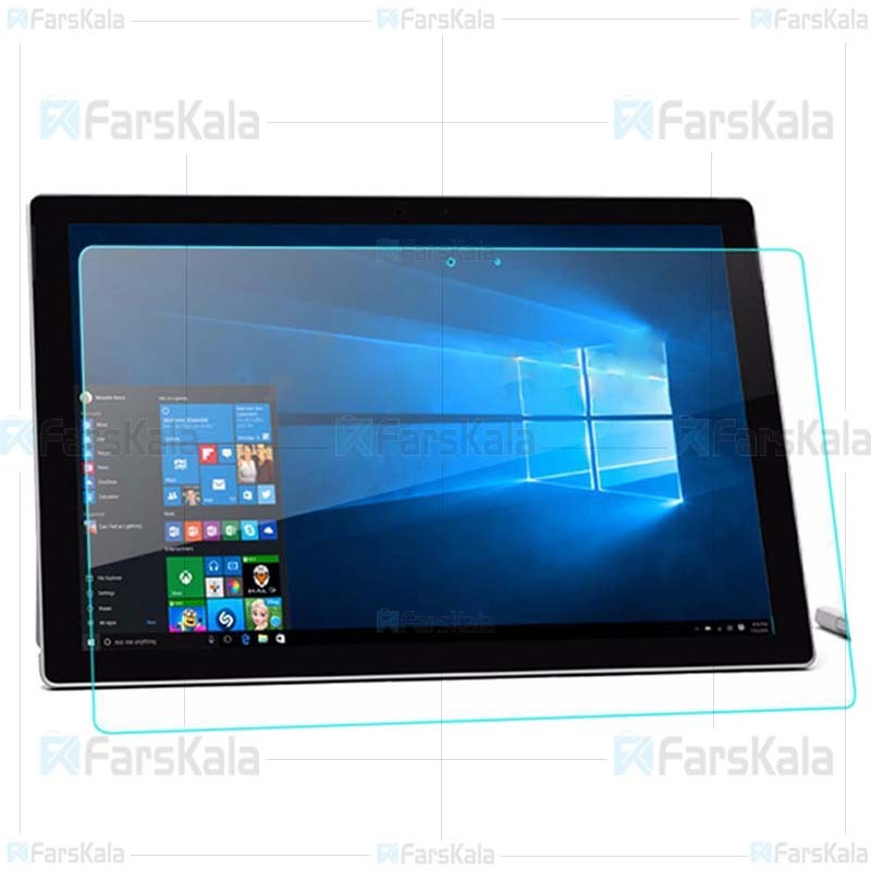 محافظ صفحه نمایش شیشه ای مایکروسافت Glass Screen Protector For Microsoft Surface Pro 4