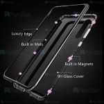 قاب محافظ مگنتی سامسونگ Glass Magnetic 360 Case Samsung Galaxy A70