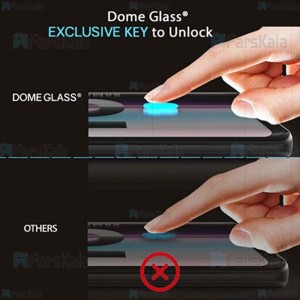 محافظ صفحه شیشه ای تمام صفحه و خمیده یو وی سامسونگ UV Full Glass Screen Protector Samsung Galaxy S10 Plus