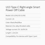 کابل لایتنینگ Usams U13 Lightning Cable 2m