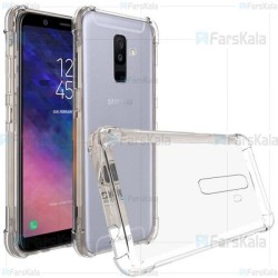 قاب محافظ ژله ای کپسول دار 5 گرمی سامسونگ Clear Tpu Air Rubber Jelly Case For Samsung Galaxy A6 Plus 2018