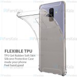 قاب محافظ ژله ای کپسول دار 5 گرمی سامسونگ Clear Tpu Air Rubber Jelly Case For Samsung Galaxy A6 Plus 2018