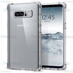 قاب محافظ ژله ای کپسول دار 5 گرمی سامسونگ Clear Tpu Air Rubber Jelly Case For Samsung Galaxy Note 8
