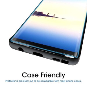 محافظ صفحه نمایش تمام چسب با پوشش کامل سامسونگ Full Glass Screen Protector For Samsung Galaxy Note 8