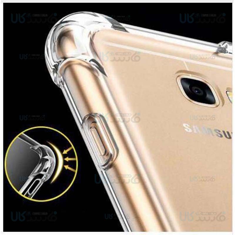 قاب محافظ ژله ای کپسول دار 5 گرمی سامسونگ Clear Tpu Air Rubber Jelly Case For Samsung Galaxy A7 2017
