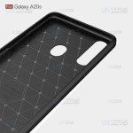 قاب محافظ ژله ای سامسونگ Fiber Carbon Rugged Armor Case For Samsung Galaxy A20s