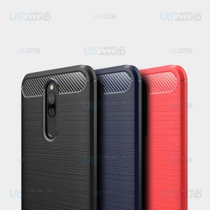 قاب محافظ ژله ای شیائومی Fiber Carbon Rugged Armor Case For Xiaomi Redmi 8