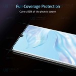 محافظ صفحه شیشه ای تمام صفحه و خمیده یو وی هواوی UV Full Glass Screen Protector Huawei P30 Pro