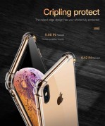 قاب محافظ ژله ای کپسول دار 5 گرمی اپل Clear Tpu Air Rubber Jelly Case For Apple iPhone Xs Max