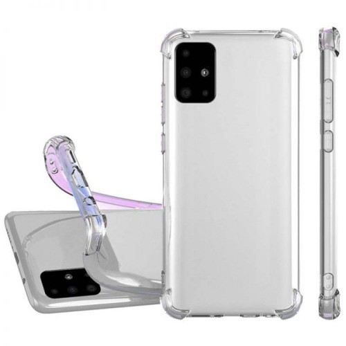 قاب محافظ ژله ای کپسول دار 5 گرمی سامسونگ Clear Tpu Air Rubber Jelly Case For Samsung Galaxy A51