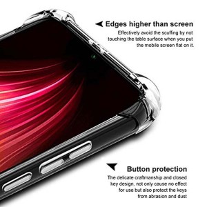 قاب محافظ ژله ای کپسول دار 5 گرمی شیائومی Clear Tpu Air Rubber Jelly Case For Xiaomi Redmi Note 8
