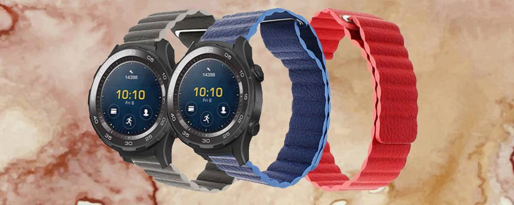 بند چرمی ساعت هوشمند هواوی Huawei Watch 2 Sport مدل Leather Loop