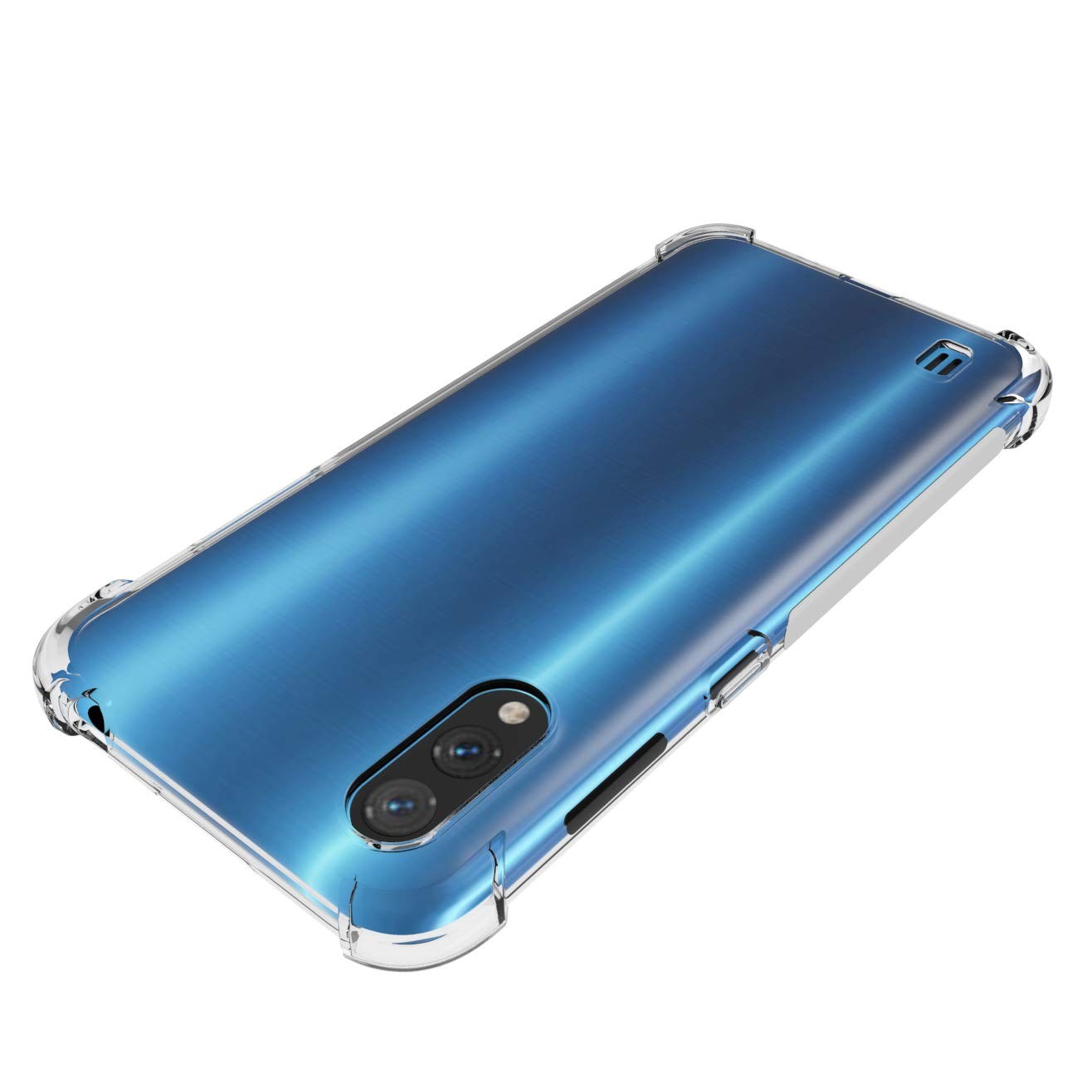 قاب محافظ ژله ای کپسول دار 5 گرمی سامسونگ Clear Tpu Air Rubber Jelly Case For Samsung Galaxy A01