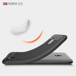 قاب محافظ ژله ای نوکیا Fiber Carbon Rugged Armor Case For Nokia 2.2