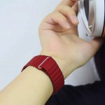 بند چرمی ساعت هوشمند سامسونگ Galaxy Watch Active مدل Leather Loop