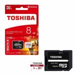 کارت حافظه میکرو اس‌دی 8 گیگابایت Toshiba 8GB EXCERIA M302 microSDHC Class 10