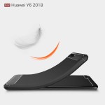 قاب محافظ ژله ای هواوی Fiber Carbon Rugged Armor Case For Huawei Y6 Prime 2018