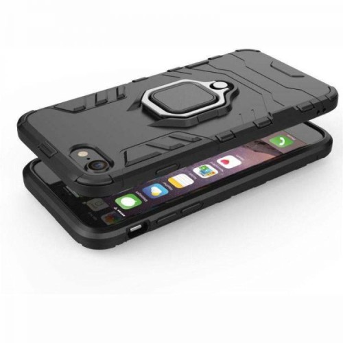 قاب محافظ انگشتی اپل Ring Holder Iron Man Armor Case Apple iPhone 7 8