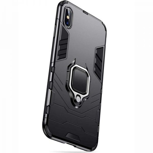 قاب محافظ انگشتی اپل Ring Holder Iron Man Armor Case Apple iPhone X /XS