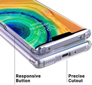 قاب محافظ ژله ای کپسول دار 5 گرمی هواوی Clear Tpu Air Rubber Jelly Case For Huawei Mate 30 Pro