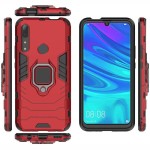 قاب محافظ ضد ضربه انگشتی هواوی Ring Holder Iron Man Armor Case Huawei P Smart Z 2019