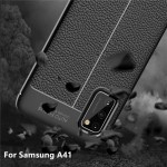 قاب ژله ای طرح چرم سامسونگ Auto Focus Jelly Case For Samsung Galaxy A41