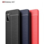 قاب ژله ای طرح چرم سامسونگ Auto Focus Jelly Case For Samsung Galaxy A41
