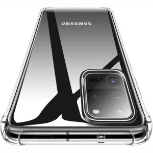 قاب محافظ ژله ای کپسول دار 5 گرمی سامسونگ Clear Tpu Air Rubber Jelly Case For Samsung Galaxy S20 Ultra