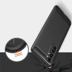 قاب محافظ ژله ای شیائومی Fiber Carbon Rugged Armor Case For Xiaomi Mi Note 10 Lite