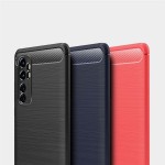 قاب محافظ ژله ای شیائومی Fiber Carbon Rugged Armor Case For Xiaomi Mi Note 10 Lite